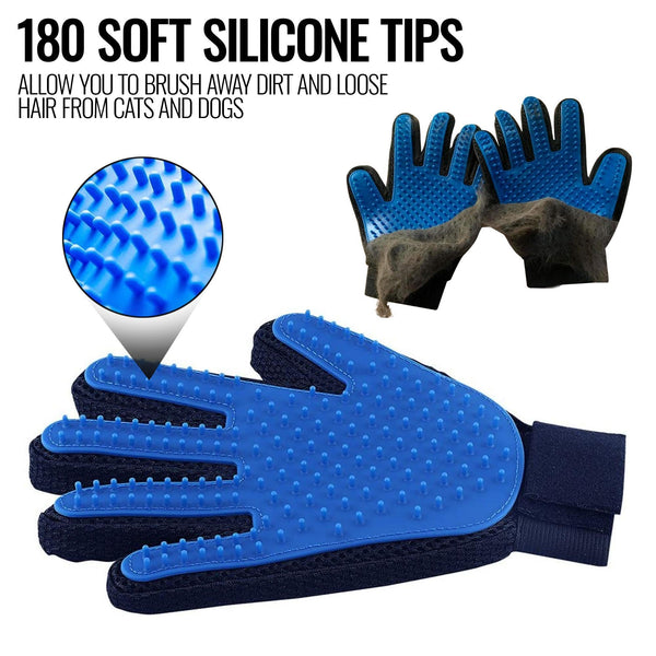 Grooming Gloves — Deshedding Mitts for Dogs & Cats