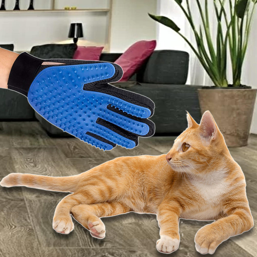 Fluff Grooming Gloves — deshedding mitts for dogs and cats