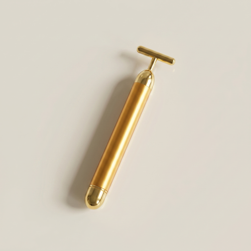Gold electric facial sculpting bar