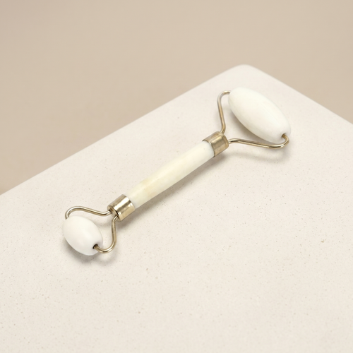 Jade Facial Roller angle view